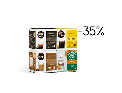 35% sur toutes les capsules de café | NESCAFÉ® Dolce Gusto® header image