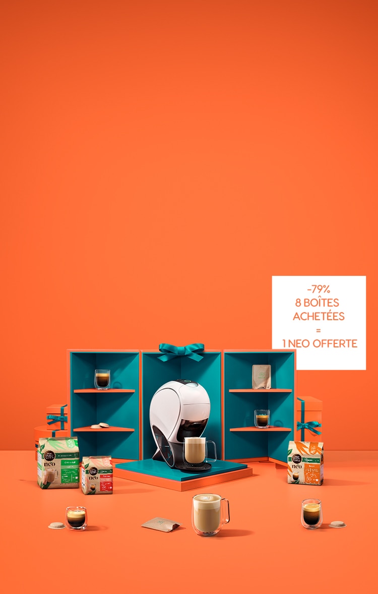  Machine à café NEO Latte Gratuite avec l'achat d'un minimum de 8 boîtes NEO banner