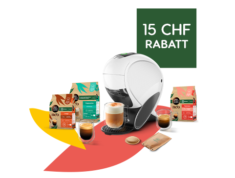 NEO 15 CHF Rabatt | NESCAFÉ® Dolce Gusto® header image