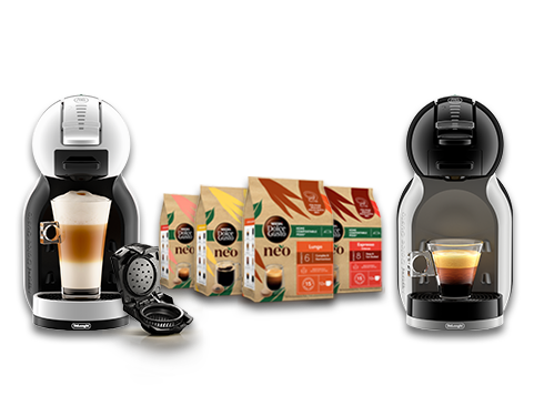 Offre Mini Me : 4 boîtes NEO + adaptateur offerts | NESCAFÉ® Dolce Gusto® header image