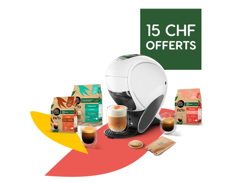 NEO 15 CHF offerts! | NESCAFÉ® Dolce Gusto® header image