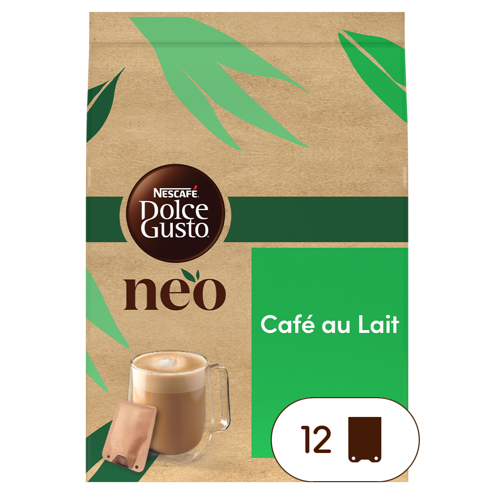 NEO Café au lait kompostierbare Pods | NESCAFÉ® Dolce Gusto®