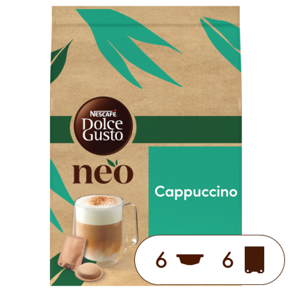 Boîte de 12 capsules NEO Cappuccino 6 Pods & 6 Sachets NESCAFÉ® Dolce Gusto®