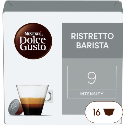 RISTRETTO BARISTA 16 KAPSELN Box - Vorderseite - NESCAFÉ® Dolce Gusto®