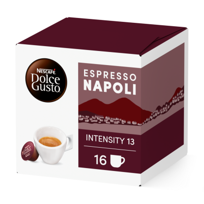 Boîte de 16 capsules RISTRETTO NAPOLI STYLE 16 CAPSULES NESCAFÉ® Dolce Gusto®