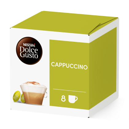 CAPPUCCINO 16 KAPSELN Box - Vorderseite - NESCAFÉ® Dolce Gusto®