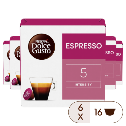 ESPRESSO VORTEILSPACK 96 KAPSELN Box - Vorderseite - NESCAFÉ® Dolce Gusto®