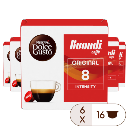 BUONDI VORTEILSPACK 96 KAPSELN Box - Vorderseite - NESCAFÉ® Dolce Gusto®