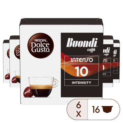 BUONDI INTENSO VORTEILSPACK 96 KAPSELN Box - Vorderseite - NESCAFÉ® Dolce Gusto®