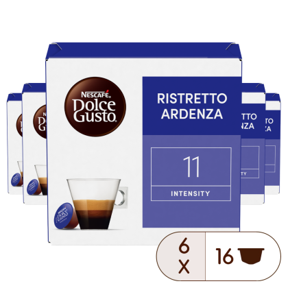 RISTRETTO ARDENZA VORTEILSPACK 96 KAPSELN Box - Vorderseite - NESCAFÉ® Dolce Gusto®