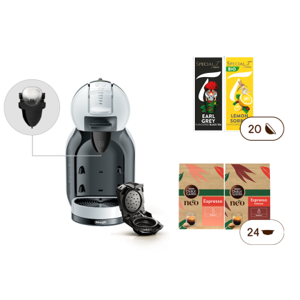 Mini Me Schwarz-Weiss  + 1 NEO Start + SPECIAL.T® Infuser + 4 Boxen