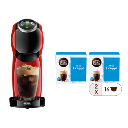 GENIO S PLUS ROT + 2 BOXEN ICED FRAPPÉ  