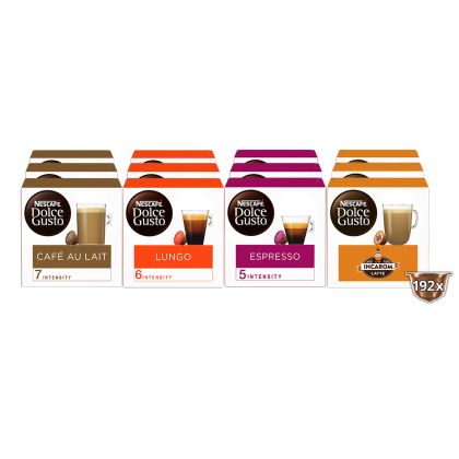 KAFFEE BESTSELLER VORTEILSPACK 192 KAPSELN