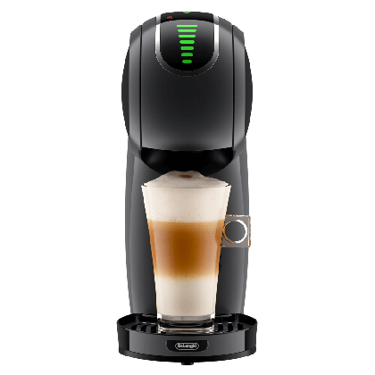 GENIO S TOUCH AUTOMATIK ANTHRAZIT VON DE'LONGHI Frontansicht