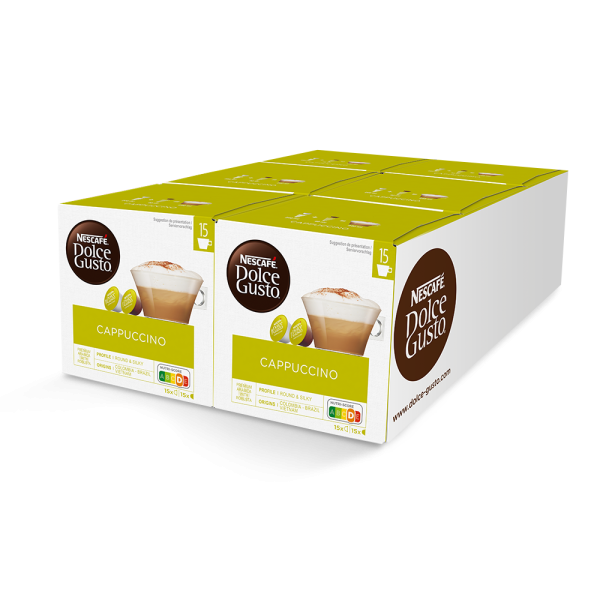 Capsules de café Nescafé Dolce Gusto Cappuccino - Boîte de 15 + 15 sur