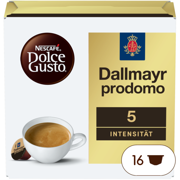 Boîte de 16 capsules DALLMAYR PRODOMO 16 CAPSULES NESCAFÉ® Dolce Gusto®