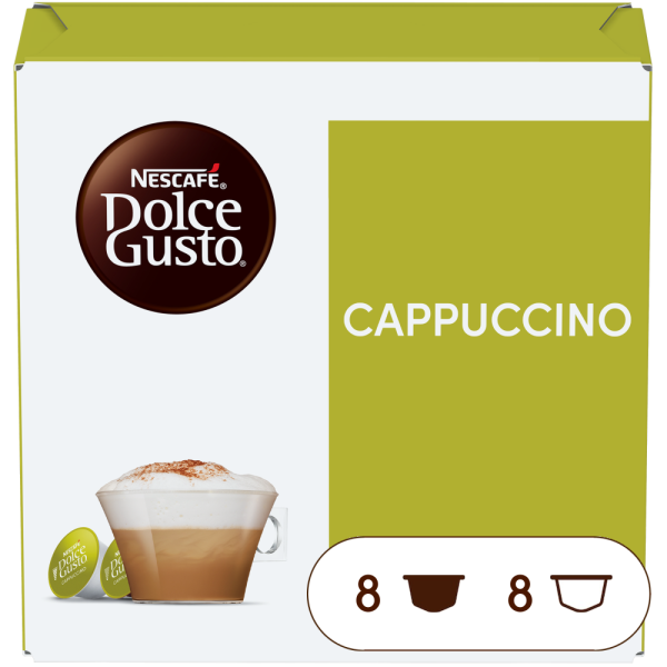 Boîte de 16 capsules CAPPUCCINO 16 CAPSULES NESCAFÉ® Dolce Gusto®