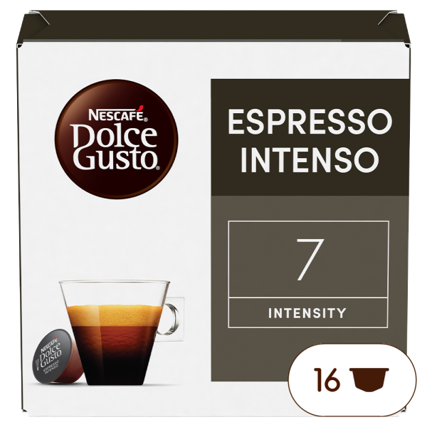 ESPRESSO INTENSO 16 KAPSELN Box - Vorderseite - NESCAFÉ® Dolce Gusto®