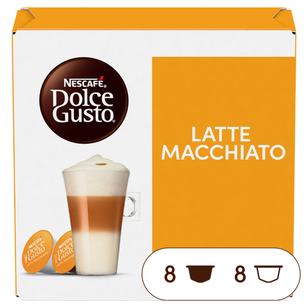 Boîte de 16 capsules LATTE MACCHIATO 16 CAPSULES NESCAFÉ® Dolce Gusto®