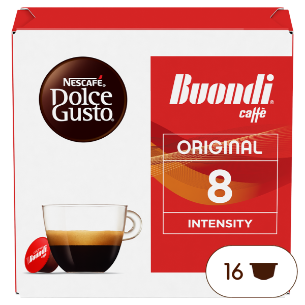 BUONDI 16 KAPSELN Box - Vorderseite - NESCAFÉ® Dolce Gusto®