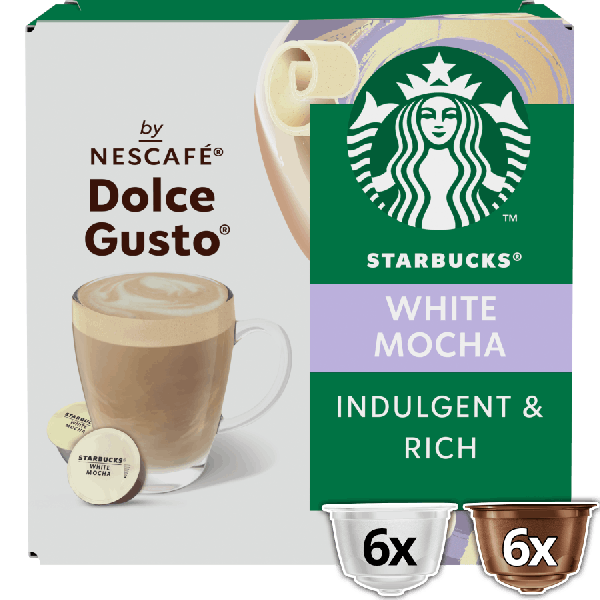 STARBUCKS® BY NESCAFÉ® DOLCE GUSTO® WHITE MOCHA 12 KAPSELN