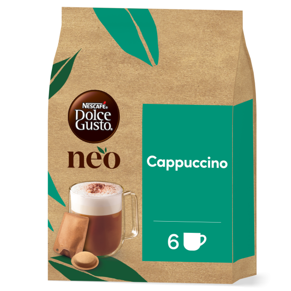 Boîte de 12 capsules NEO Cappuccino 6 Pods & 6 Sachets NESCAFÉ® Dolce Gusto®