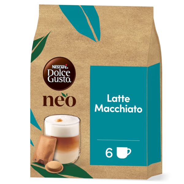 Boîte de 12 capsules NEO Latte Macchiato 6 Pods & 6 Sachets NESCAFÉ® Dolce Gusto®