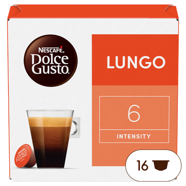 Boîte de 16 capsules LUNGO 16 CAPSULES NESCAFÉ® Dolce Gusto®