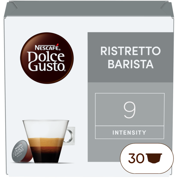 RISTRETTO BARISTA MAGNUM 30 KAPSELN Box - Vorderseite - NESCAFÉ® Dolce Gusto®