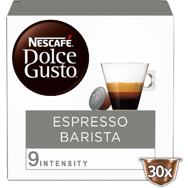 Frontansicht RISTRETTO BARISTA 30CAPS Kapselbox 