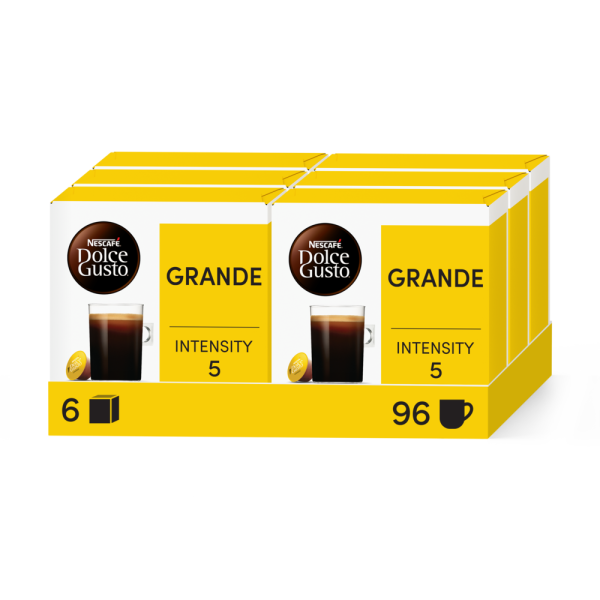GRANDE VORTEILSPACK 96 KAPSELN Box - Vorderseite - NESCAFÉ® Dolce Gusto®
