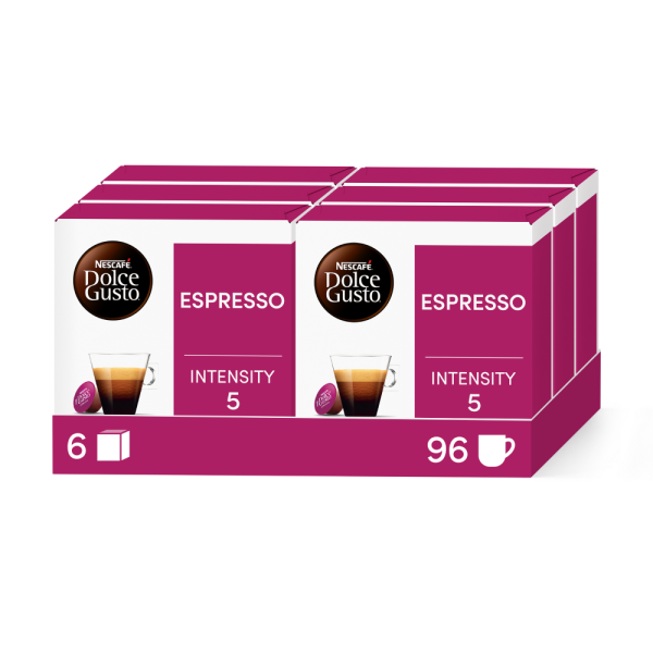 ESPRESSO VORTEILSPACK 96 KAPSELN Box - Vorderseite - NESCAFÉ® Dolce Gusto®