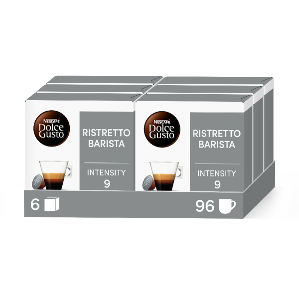 RISTRETTO BARISTA VORTEILSPACK 96 KAPSELN Box - Vorderseite - NESCAFÉ® Dolce Gusto®