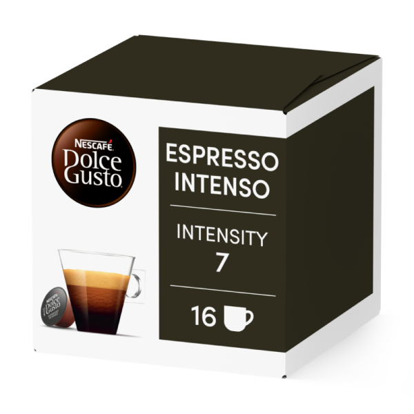 ESPRESSO INTENSO 16 KAPSELN Box - Vorderseite - NESCAFÉ® Dolce Gusto®