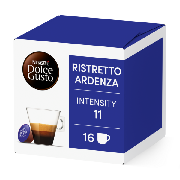 RISTRETTO ARDENZA 16 KAPSELN Box - Vorderseite - NESCAFÉ® Dolce Gusto®