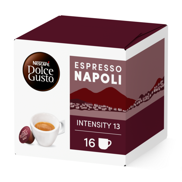 Boîte de 16 capsules RISTRETTO NAPOLI STYLE 16 CAPSULES NESCAFÉ® Dolce Gusto®