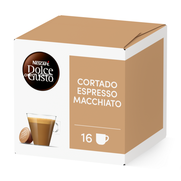 Boîte de 16 capsules CORTADO 16 CAPSULES NESCAFÉ® Dolce Gusto®