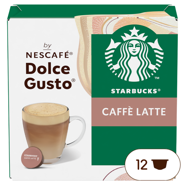 STARBUCKS® CAFFE LATTE 12 CAPSULES