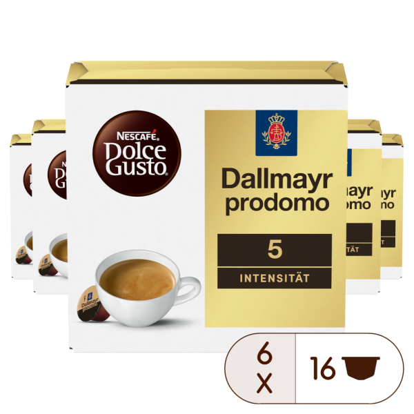 DALLMAYR PRODOMO VORTEILSPACK 96 KAPSELN Box - Vorderseite - NESCAFÉ® Dolce Gusto®