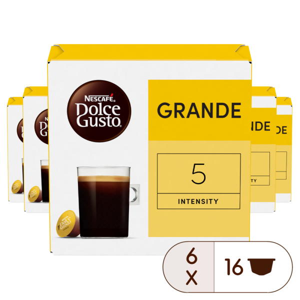 GRANDE VORTEILSPACK 96 KAPSELN Box - Vorderseite - NESCAFÉ® Dolce Gusto®