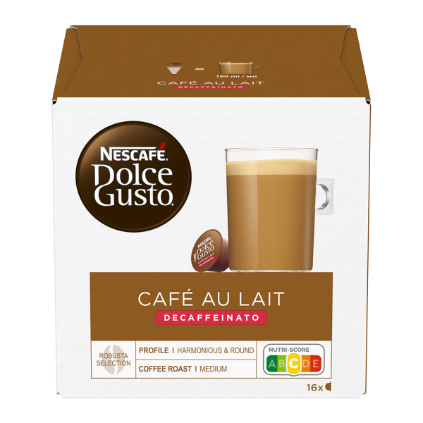 CAFÉ AU LAIT DECAFFEINATO
