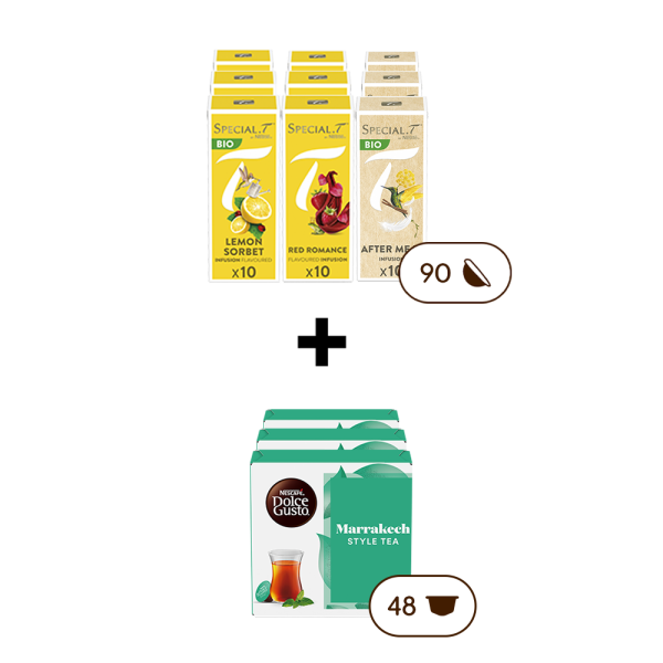 TEE LOVERS MIT INFUSER VORTEILSPACK 138 KAPSELN