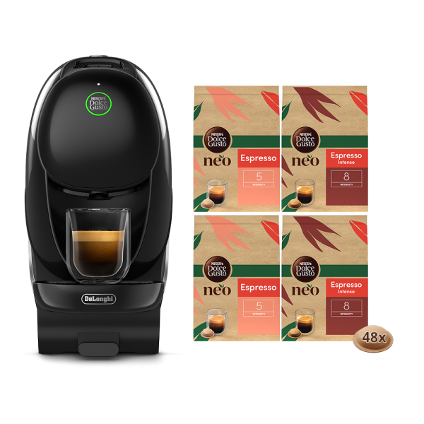 PACK ESPRESSO NEO CAFFÈ NOIRE + 4 BOÎTES