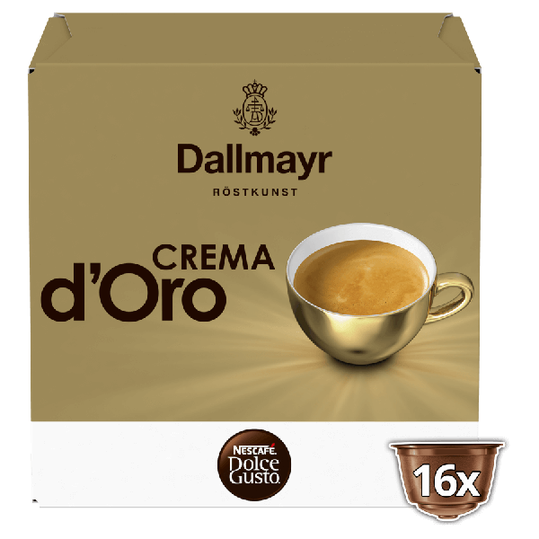 Frontansicht Dallmayr Crema d'Oro Kapselbox