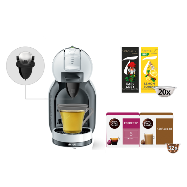 Mini Me Schwarz-Weiss  + 4 Boxen + SPECIAL.T®Infuser 