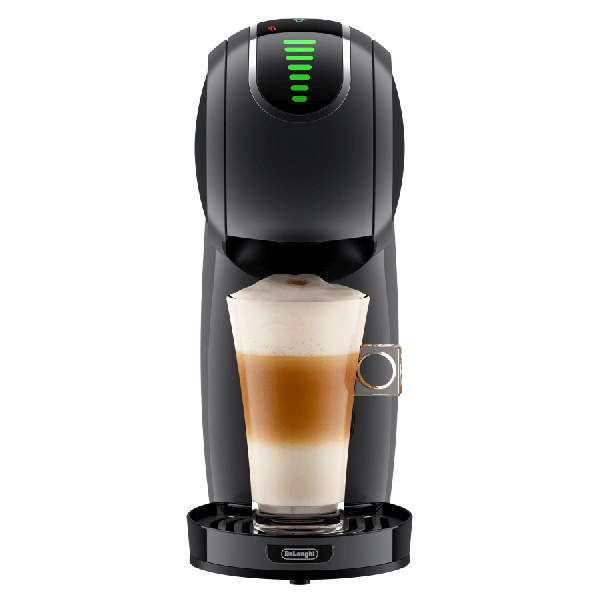 GENIO S TOUCH AUTOMATIK ANTHRAZIT VON DE'LONGHI Frontansicht