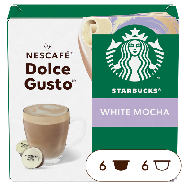 STARBUCKS® BY NESCAFÉ® DOLCE GUSTO® WHITE MOCHA 12 CAPSULES