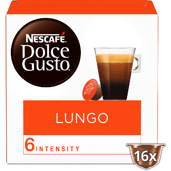 Frontansicht Lungo Kapselbox