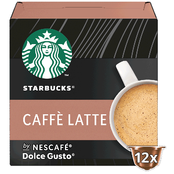 Frontansicht Starbucks® Caffè Latte Kapselbox