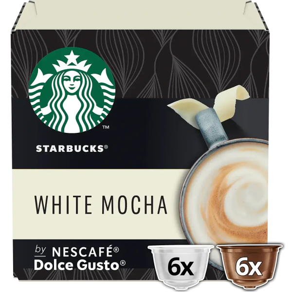 Frontansicht STARBUCKS® BY NESCAFÉ® DOLCE GUSTO® White Mocha Kapselbox 